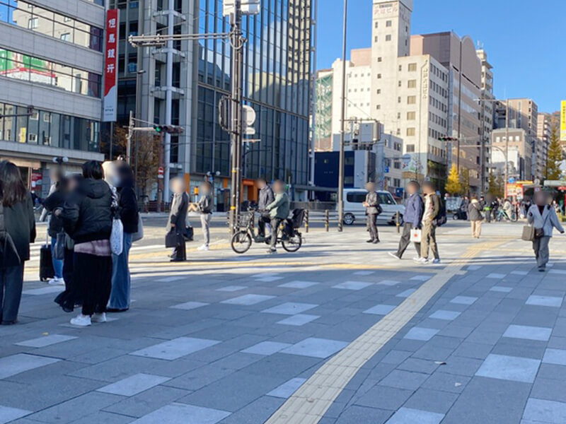 三ノ宮駅のシャトルバス乗り場